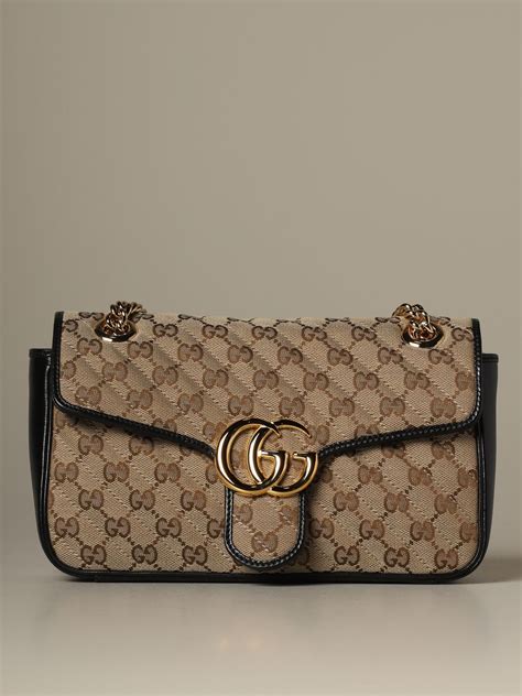 borsa gucci nera outlet|borse tracolla donna Gucci.